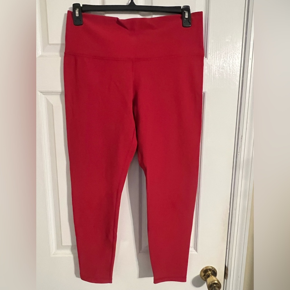 CALIA by Carrie Underwood Red High-Waist Leggings